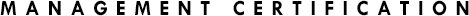 management certification